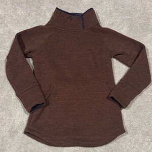 Prana Rich Brown Turtleneck Sweater